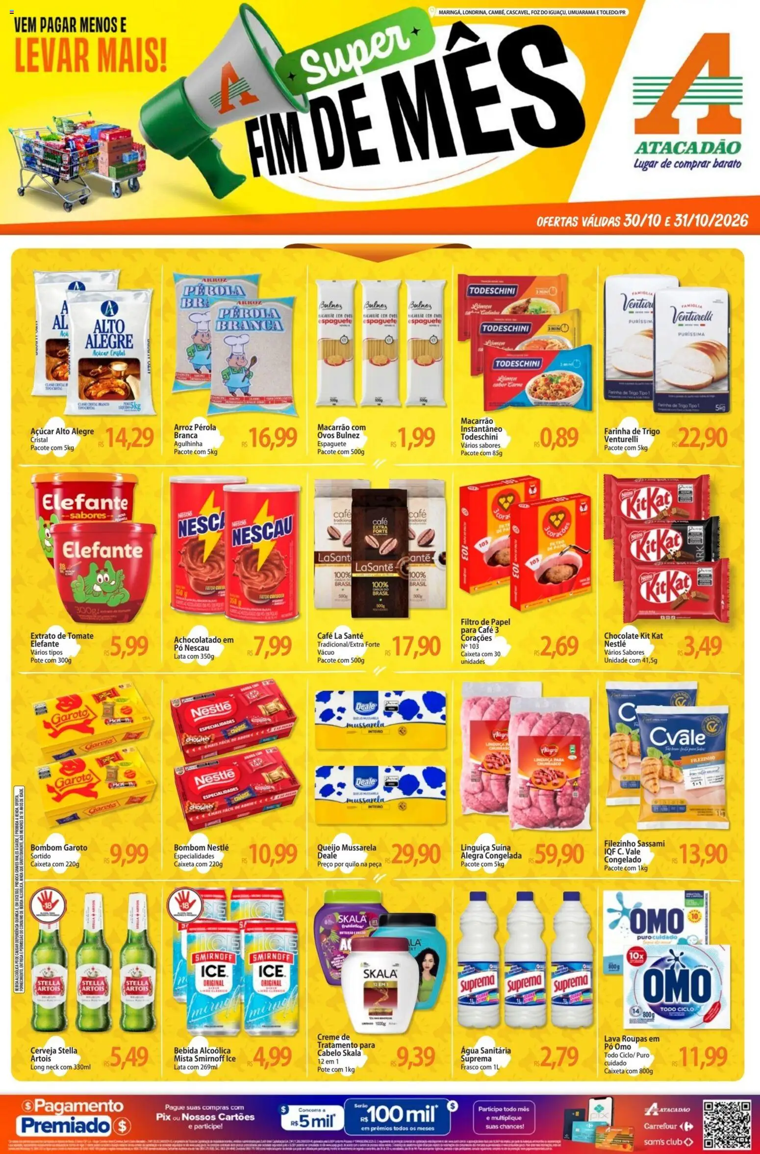 Pré-Visualização do folheto "Atacadão ofertas - PR" da loja Atacadão válido a partir de 30/10/2026