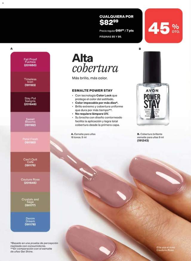 Nuevo catálogo de Avon a partir del 08/05