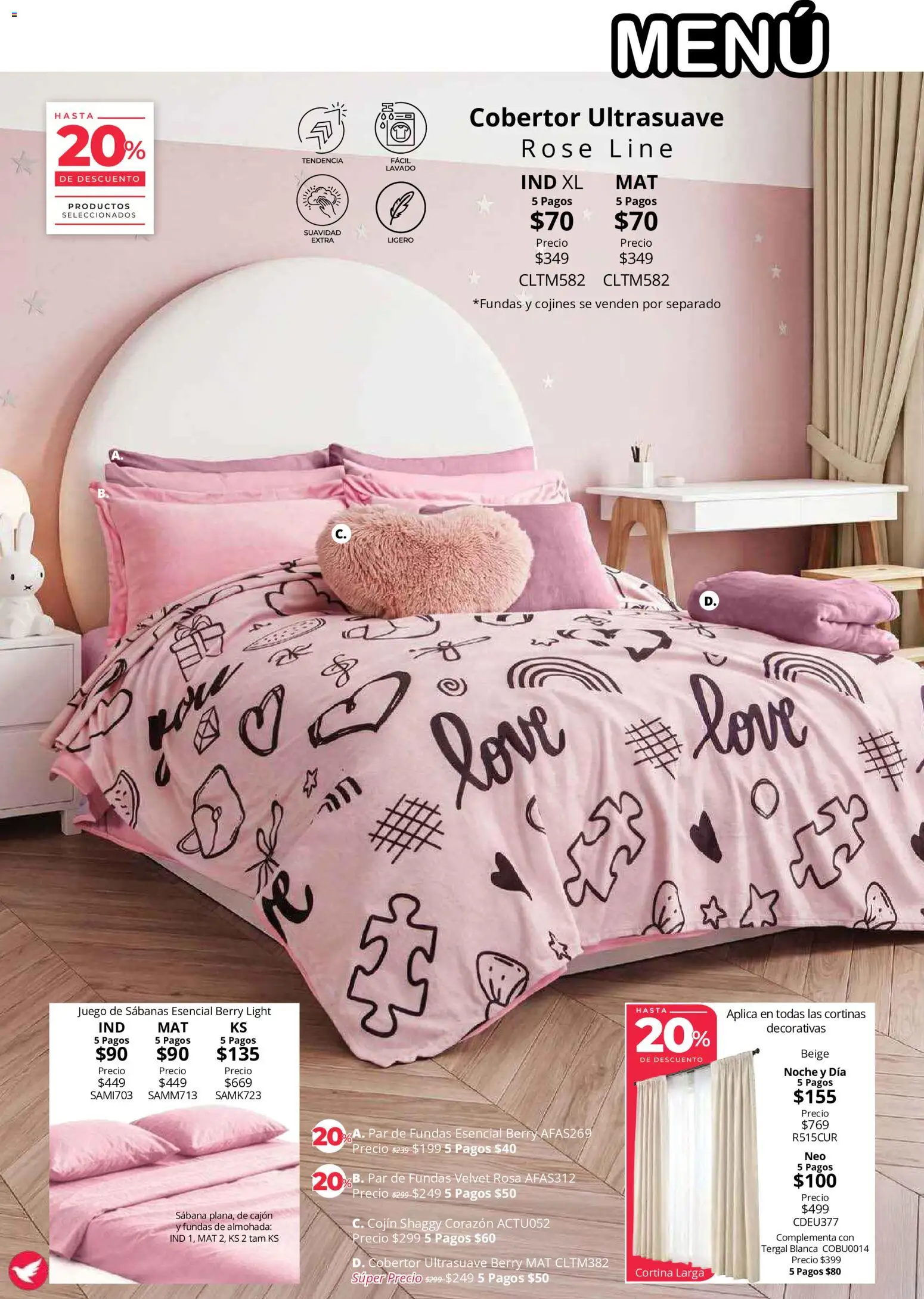 Vista previa las ofertas de la tienda Colchas Concord - Colchas Concord catálogo Colección Cobertor desde el 01/08/2026 
