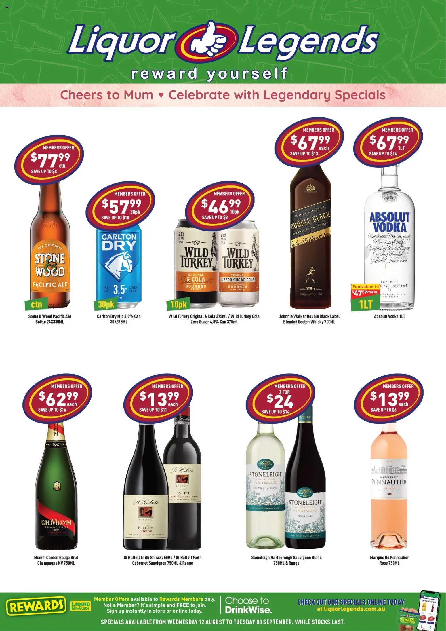 Preview of catalogue Liquor Legends catalogue Redbank from shop Liquor Legends valid 06/05/2026