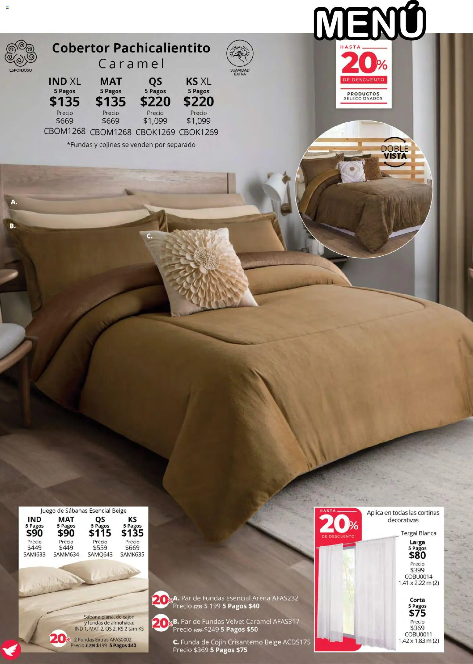 Vista previa las ofertas de la tienda Colchas Concord - Colchas Concord catálogo Colección Cobertor desde el 01/08/2026 