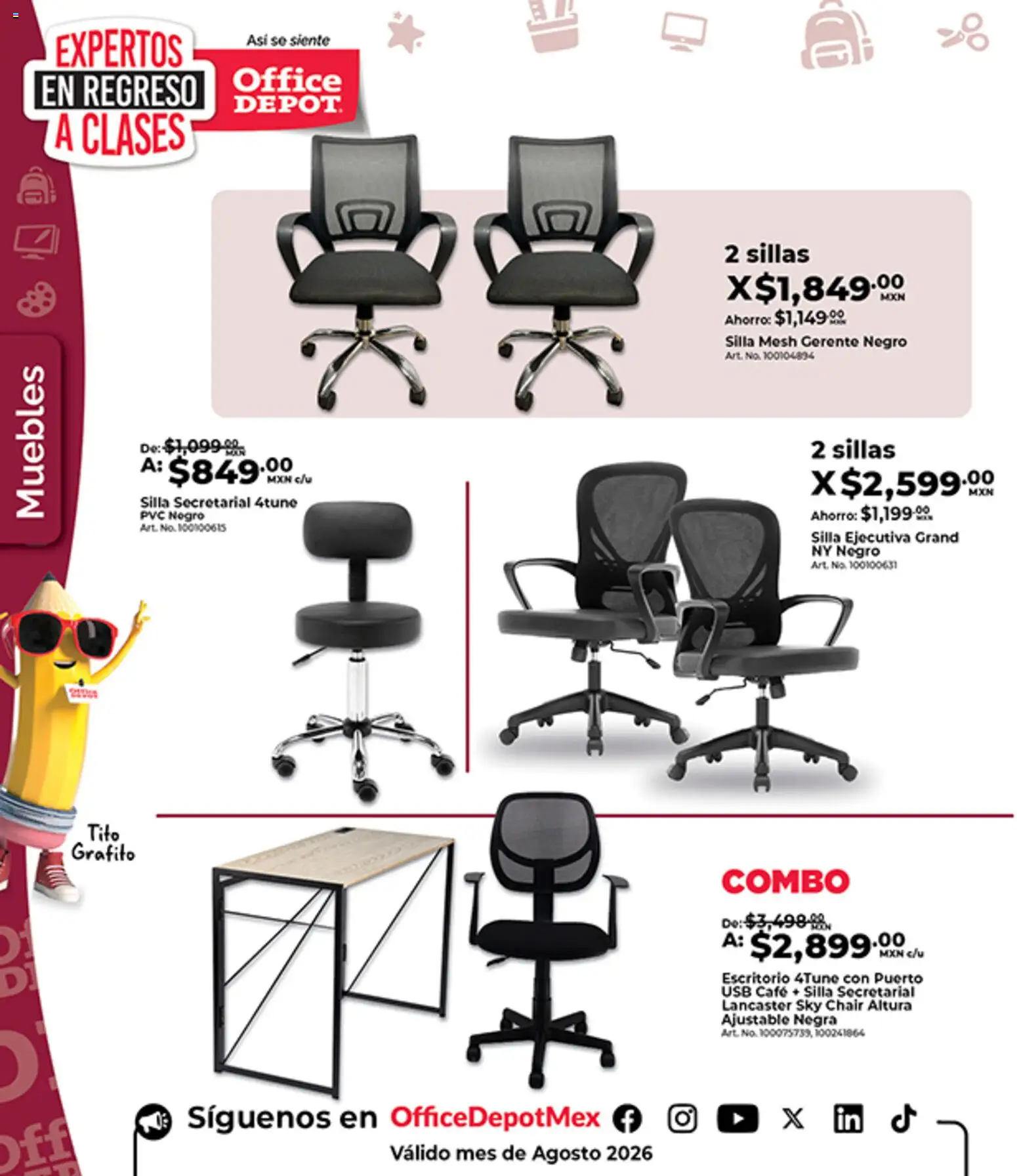 Vista previa las ofertas de la tienda Office Depot - Office Depot catálogo desde el 01/08/2026 