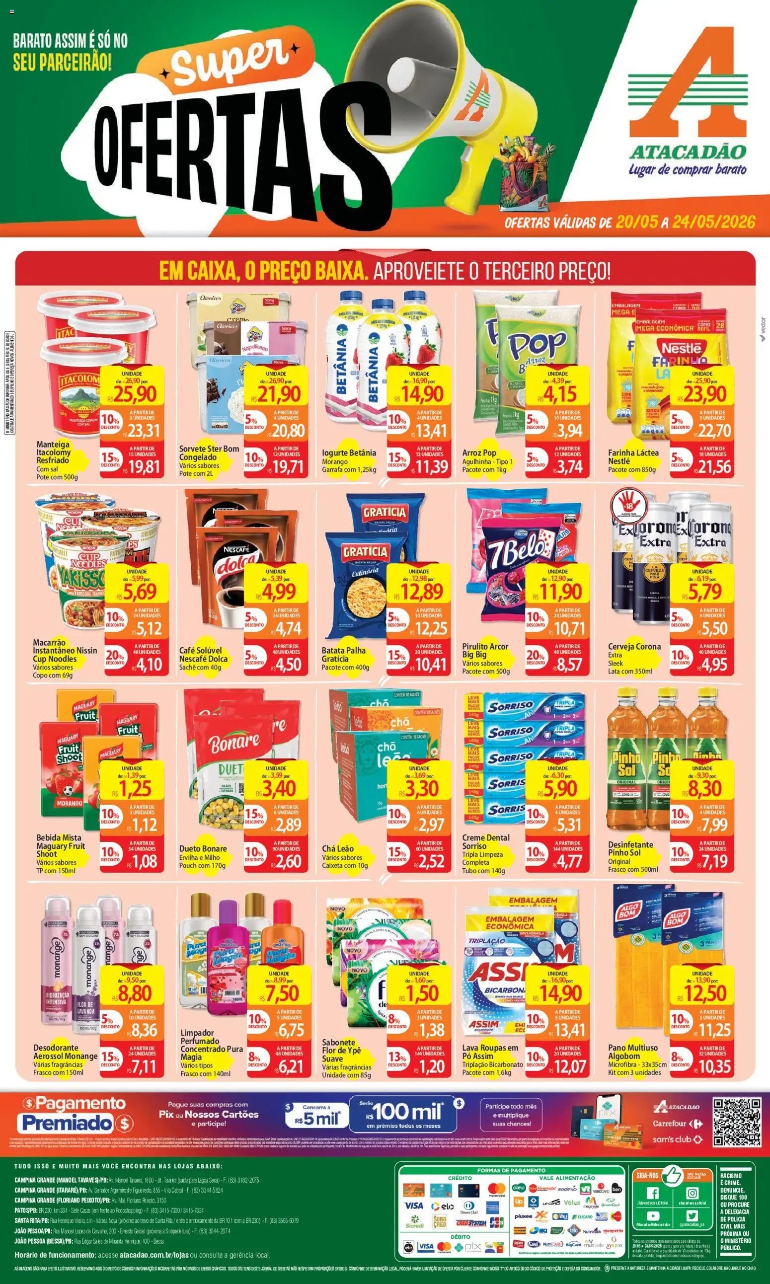 Pré-Visualização do folheto "Atacadão ofertas - PB" da loja Atacadão válido a partir de 20/05/2026