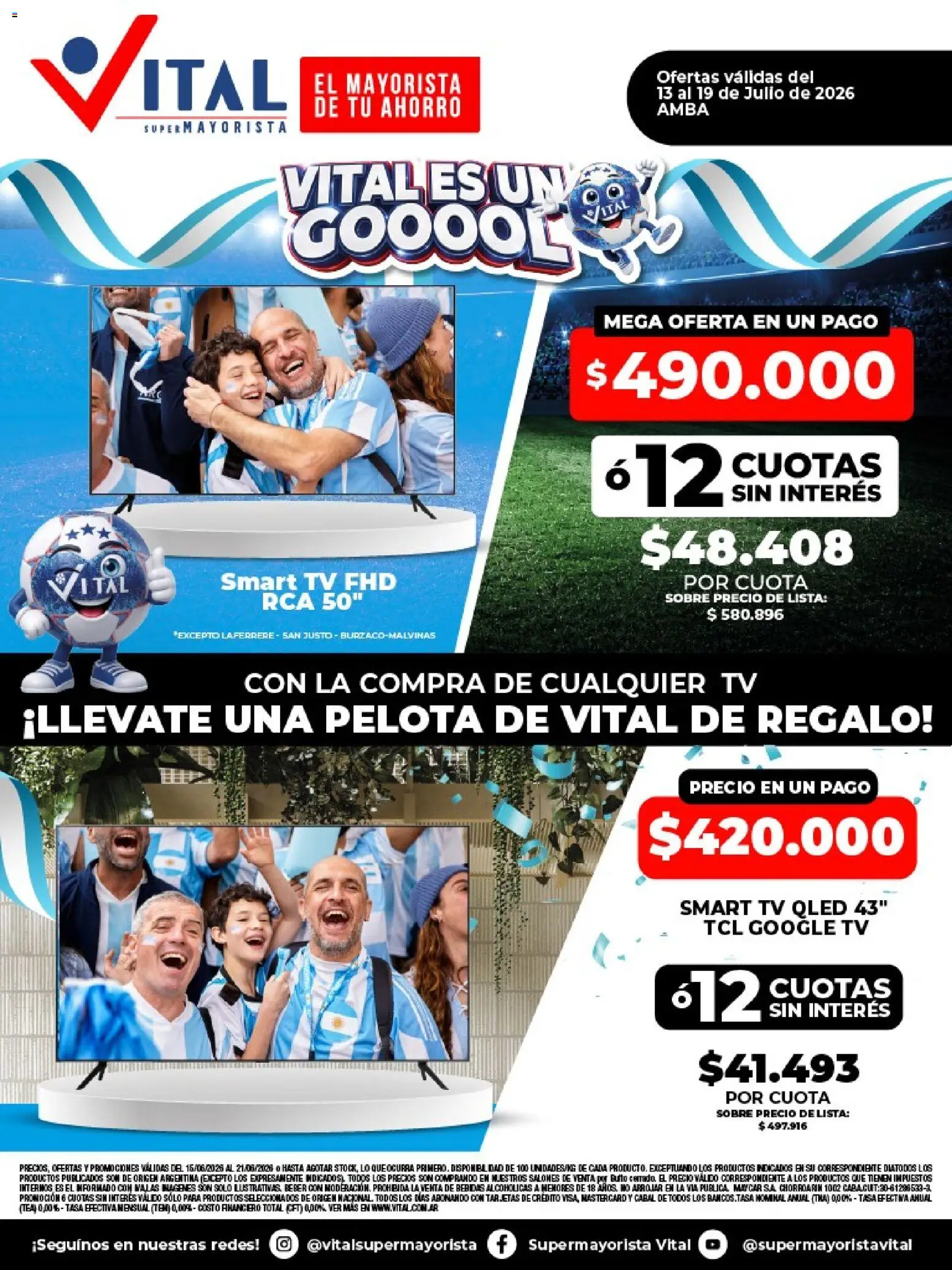 Vista previa del folleto de la tienda Vital válido desde el 13/07/2026 