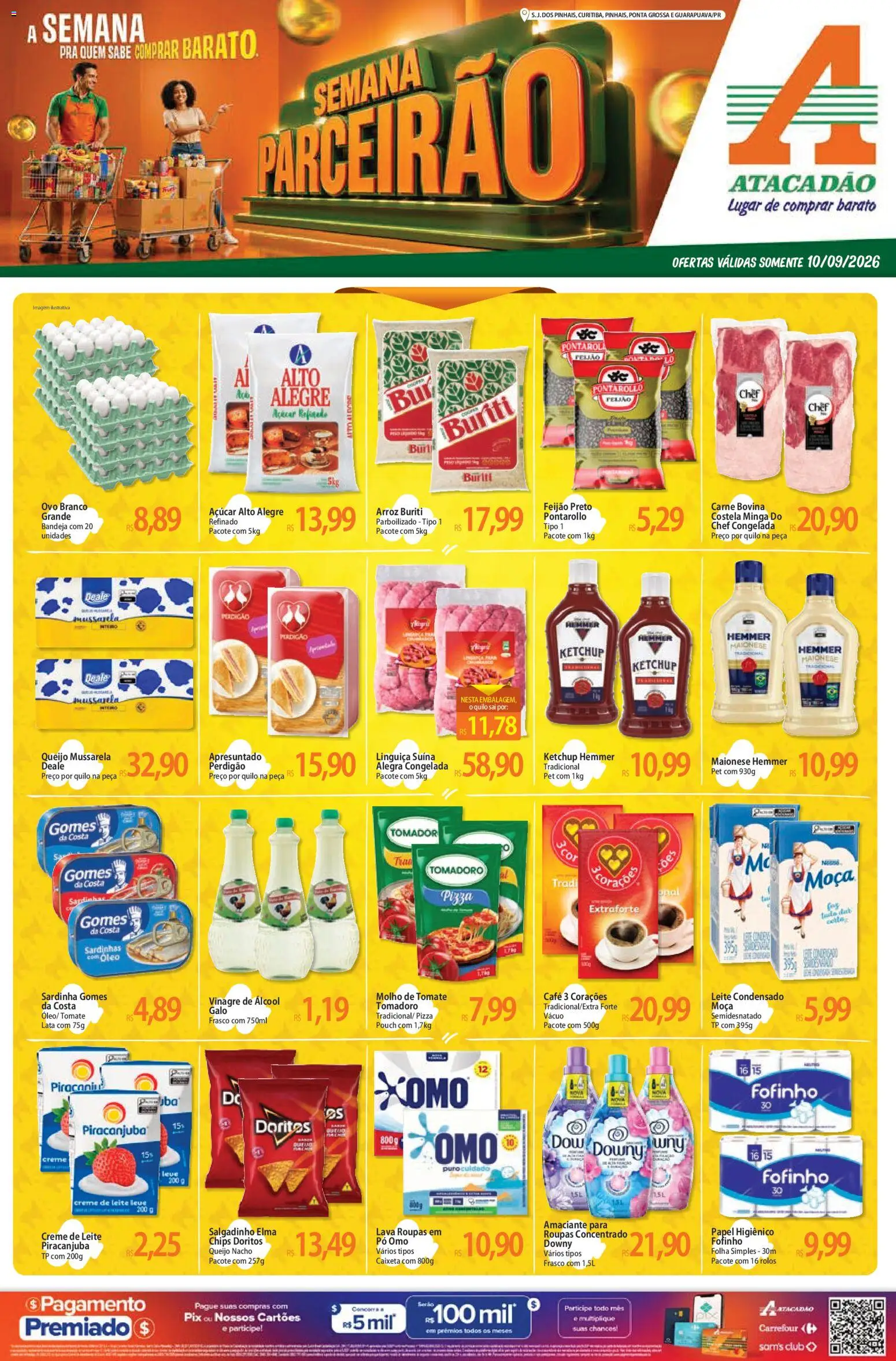 Pré-Visualização do folheto "Atacadão ofertas - PR" da loja Atacadão válido a partir de 10/09/2026