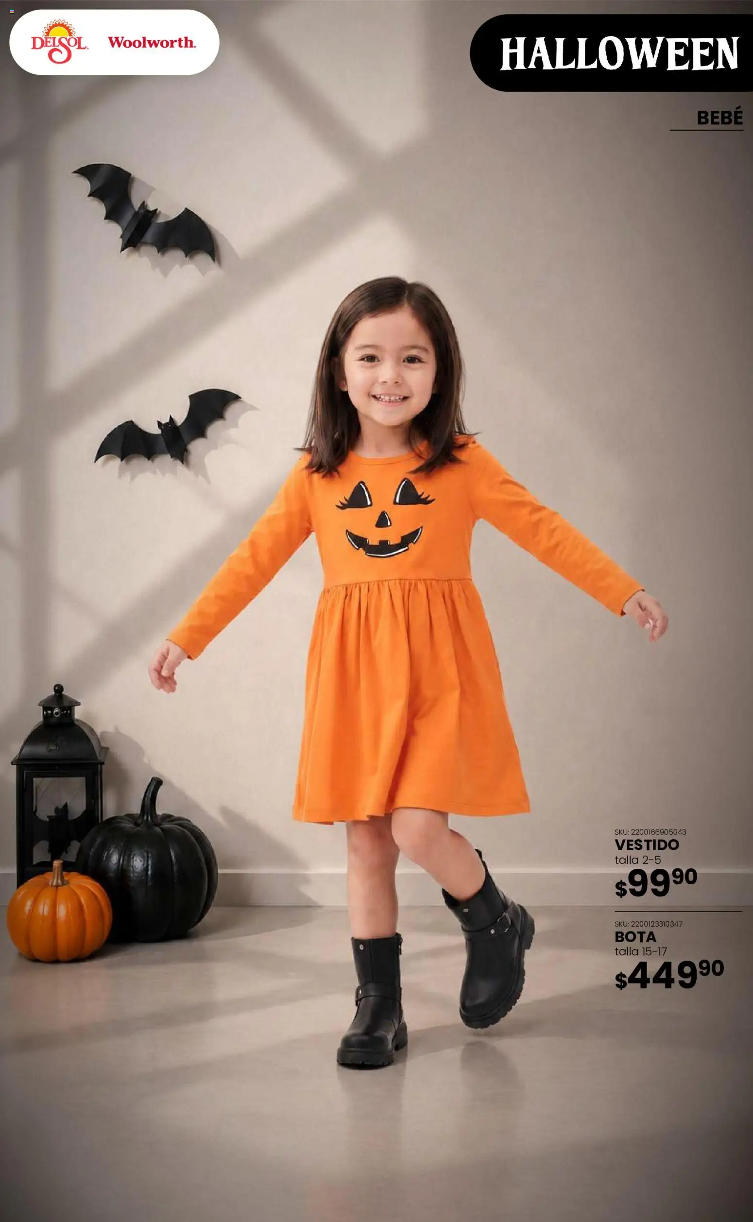 Vista previa las ofertas de la tienda Del Sol y Woolworth - Del Sol y Woolworth catálogo Halloween desde el 22/10/2026 