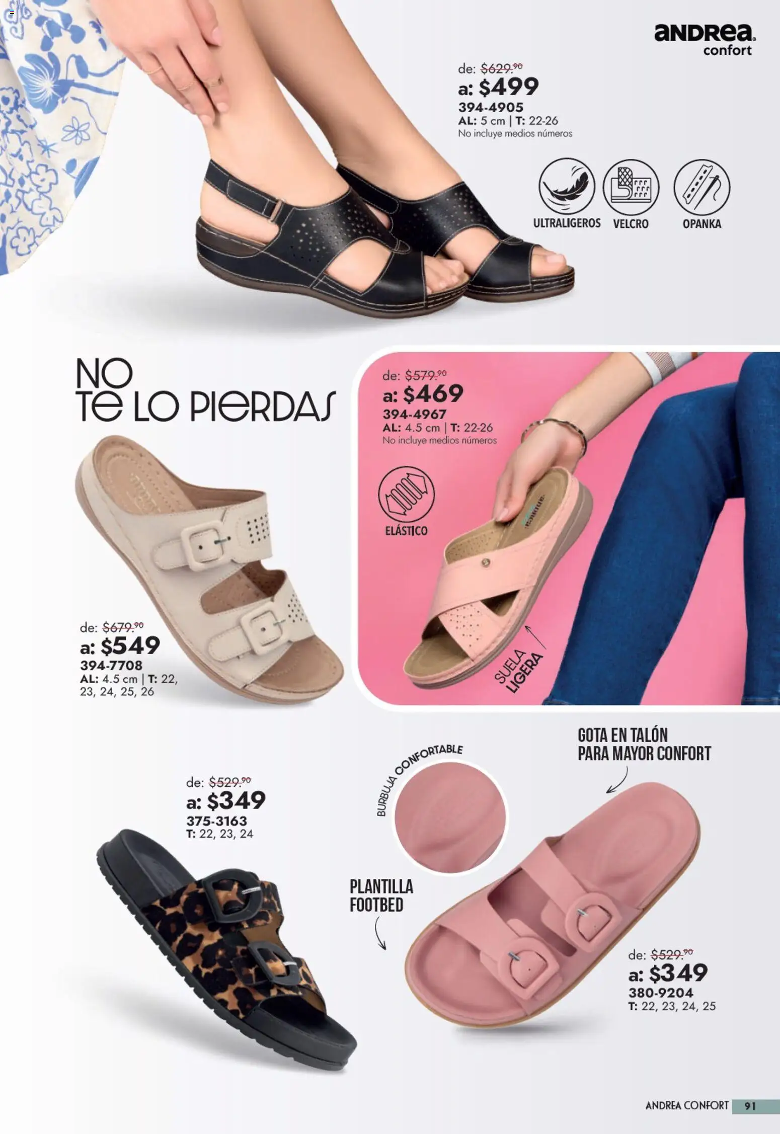 Vista previa las ofertas de la tienda Andrea - Andrea catálogo Outlet desde el 13/09/2026 