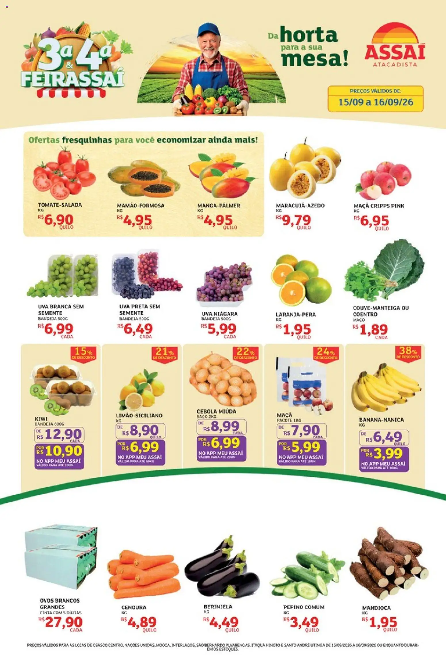 Pré-Visualização do folheto "Assaí Atacadista ofertas - SP" da loja Assaí Atacadista válido a partir de 15/09/2026