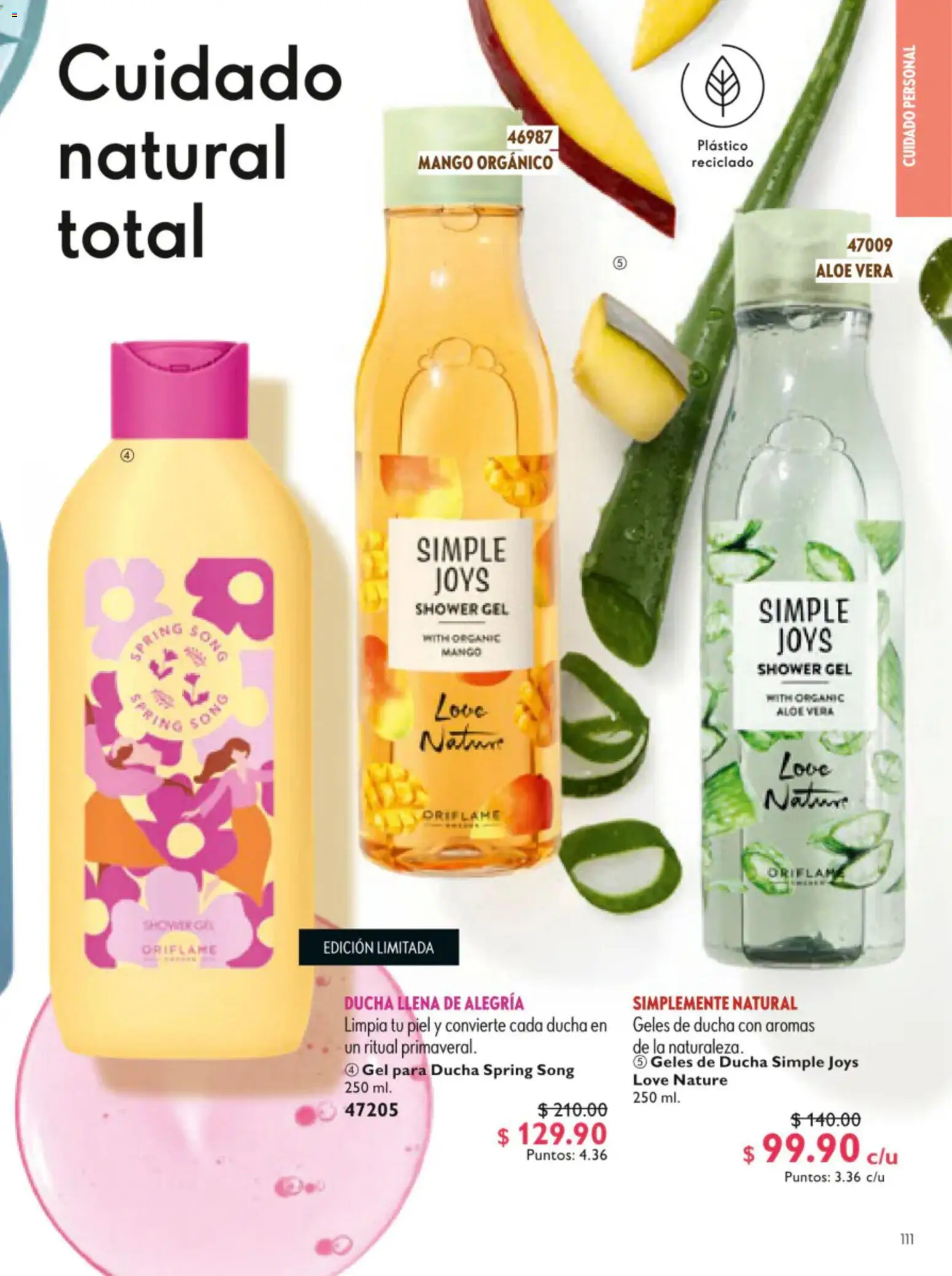 Vista previa las ofertas de la tienda Oriflame - Oriflame campaña 9 2026 desde el 20/06/2026 - Mango, Aloe Vera