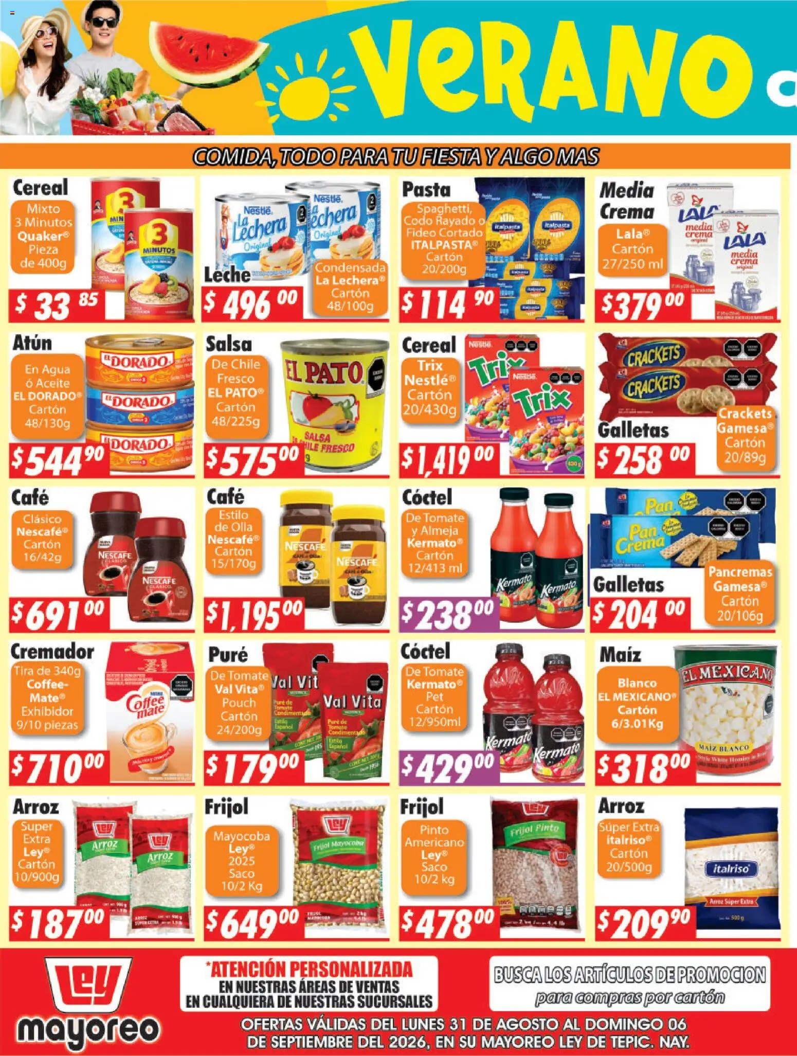 Vista previa las ofertas de la tienda Casa Ley - Casa Ley folleto Tepic desde el 31/08/2026 