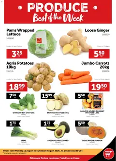 Preview of catalogue Gilmours catalogue from shop Gilmours valid 10 Aug 2026