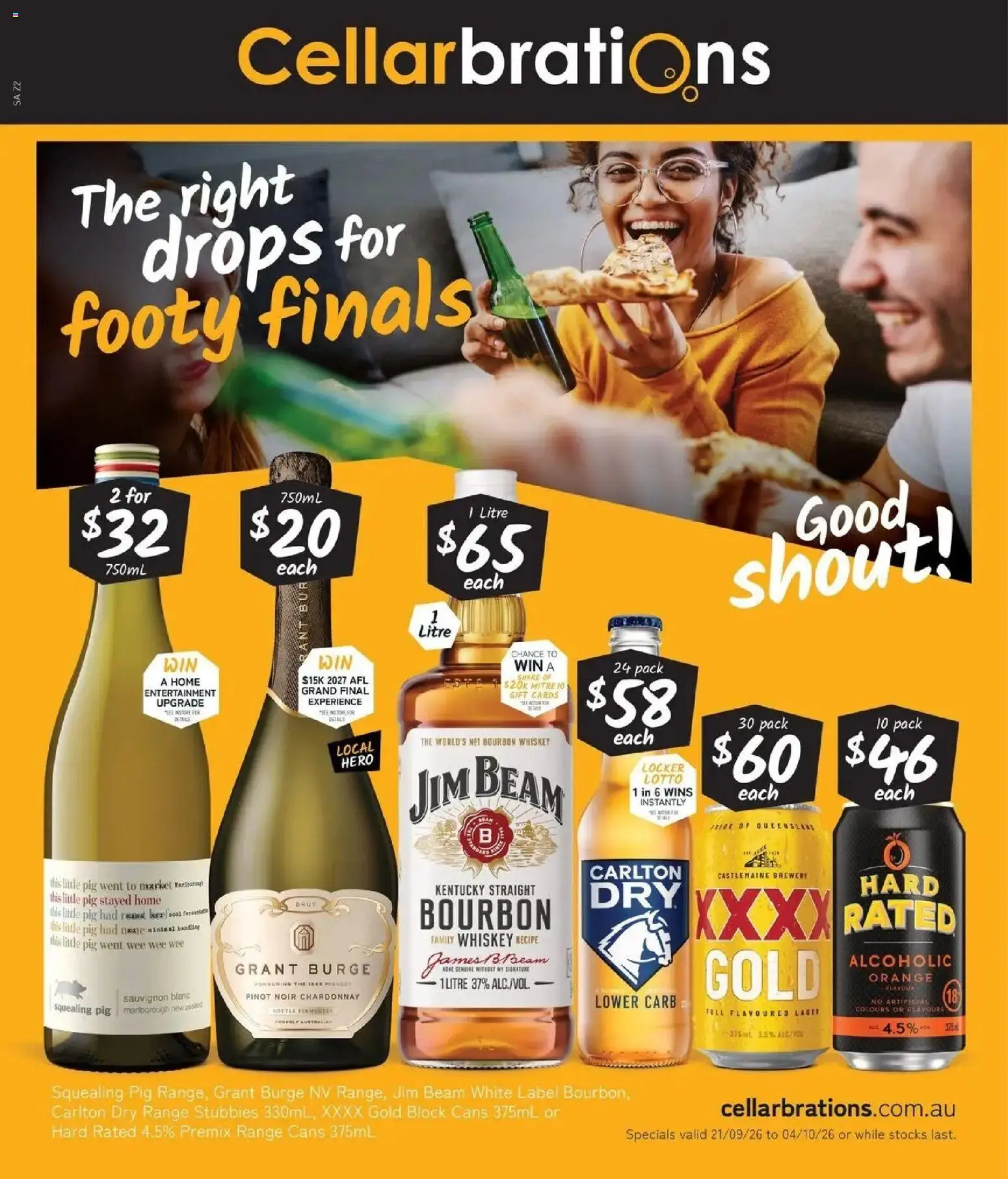 Preview of catalogue Cellarbrations catalogue Andamooka from shop Cellarbrations valid 21/09/2026