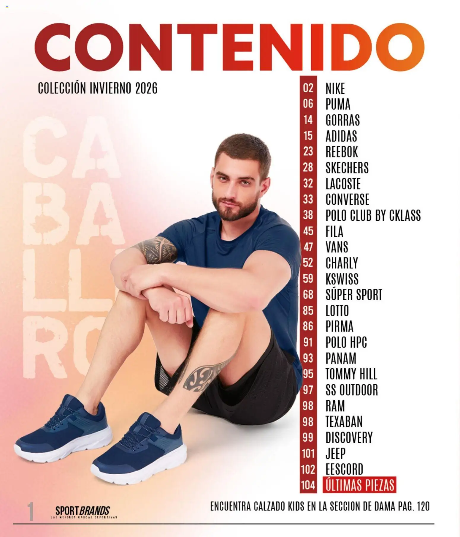 Vista previa las ofertas de la tienda Cklass - Cklass catálogo Sportbrands Caballero Invierno desde el 11/09/2026 
