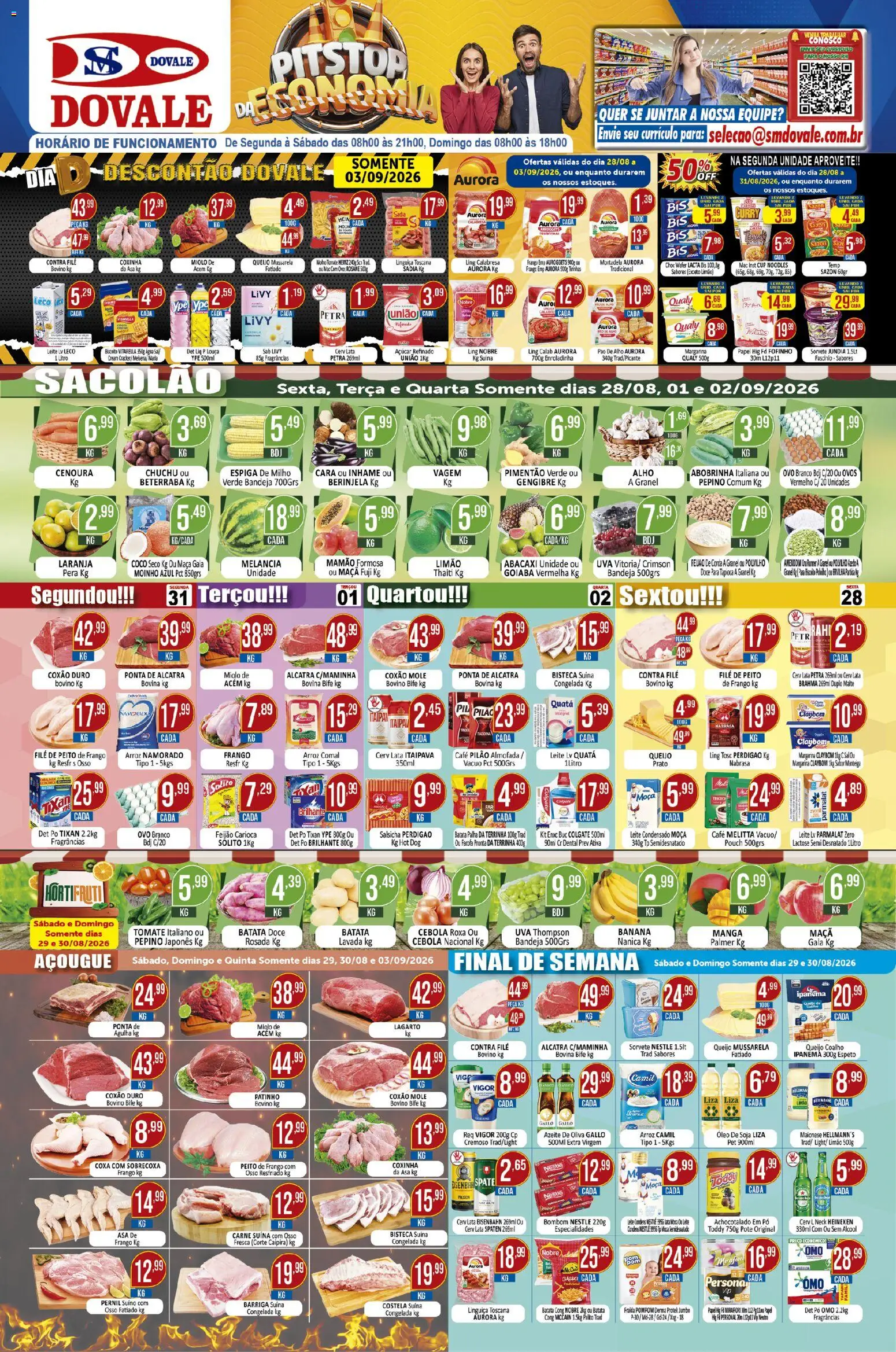 Pré-Visualização do folheto "Dovale - Ofertas da semana" da loja Dovale válido a partir de 28/08/2026