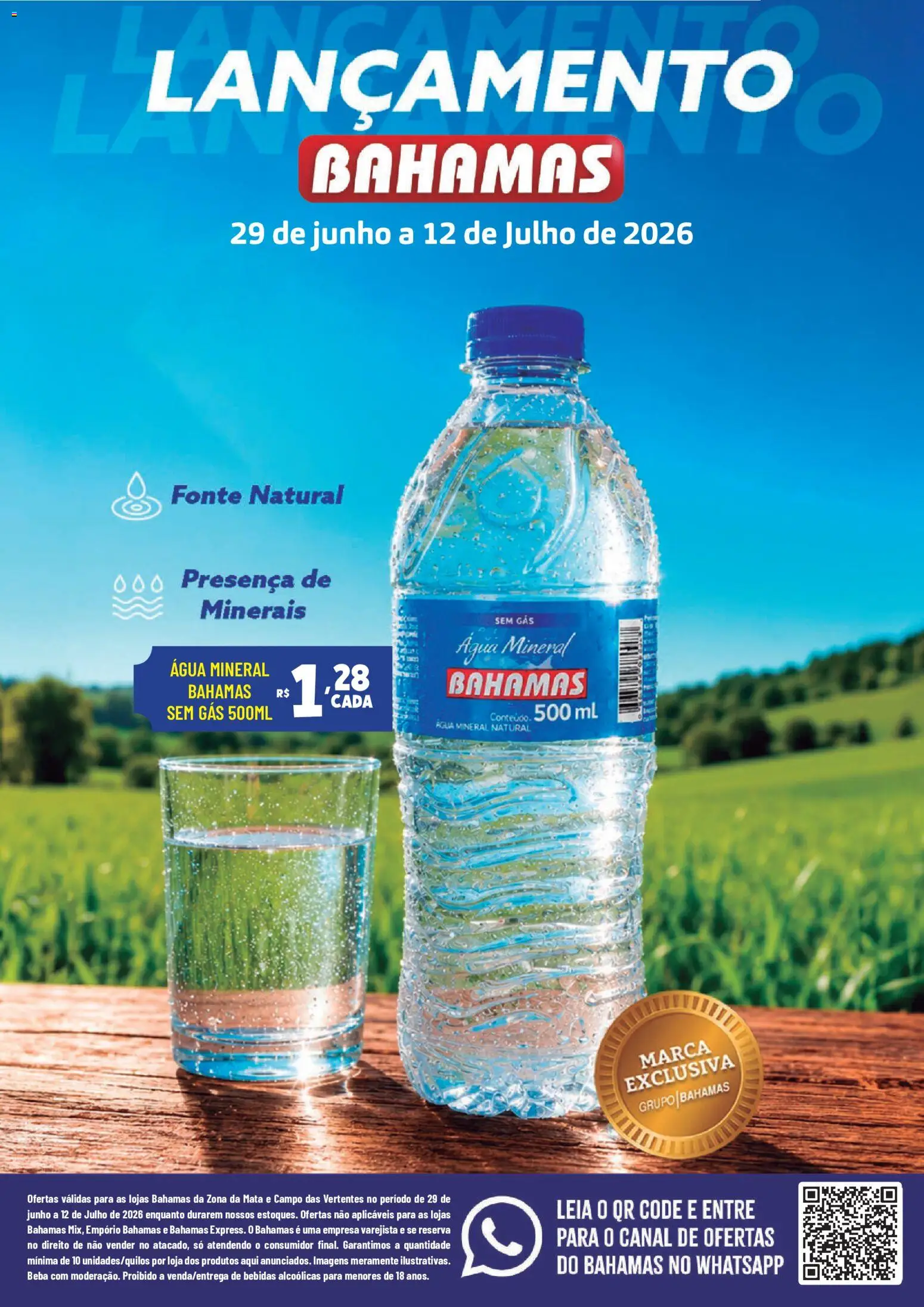 Pré-Visualização do folheto "Bahamas Supermercados ofertas da Quinzena" da loja Bahamas Supermercados válido a partir de 29/06/2026