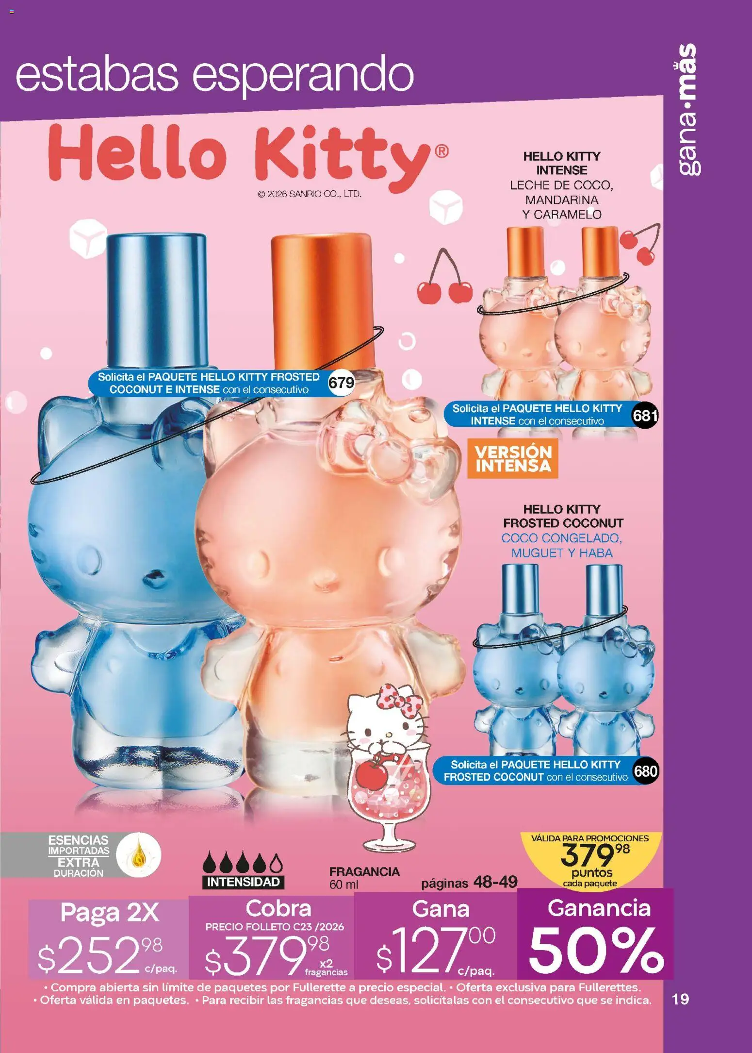 Vista previa las ofertas de la tienda Fuller - Revista Gana Más C23 desde el 18/02/2026 - Coco, Leche, Fragancia, Esencias