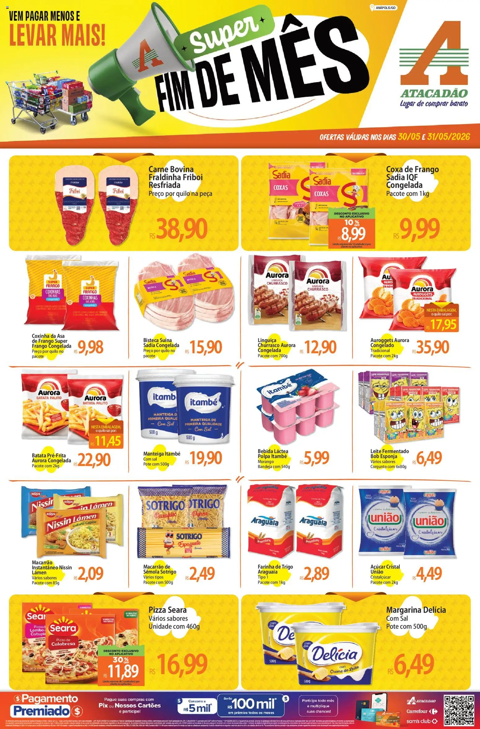 Pré-Visualização do folheto "Atacadão ofertas - GO" da loja Atacadão válido a partir de 30/05/2026