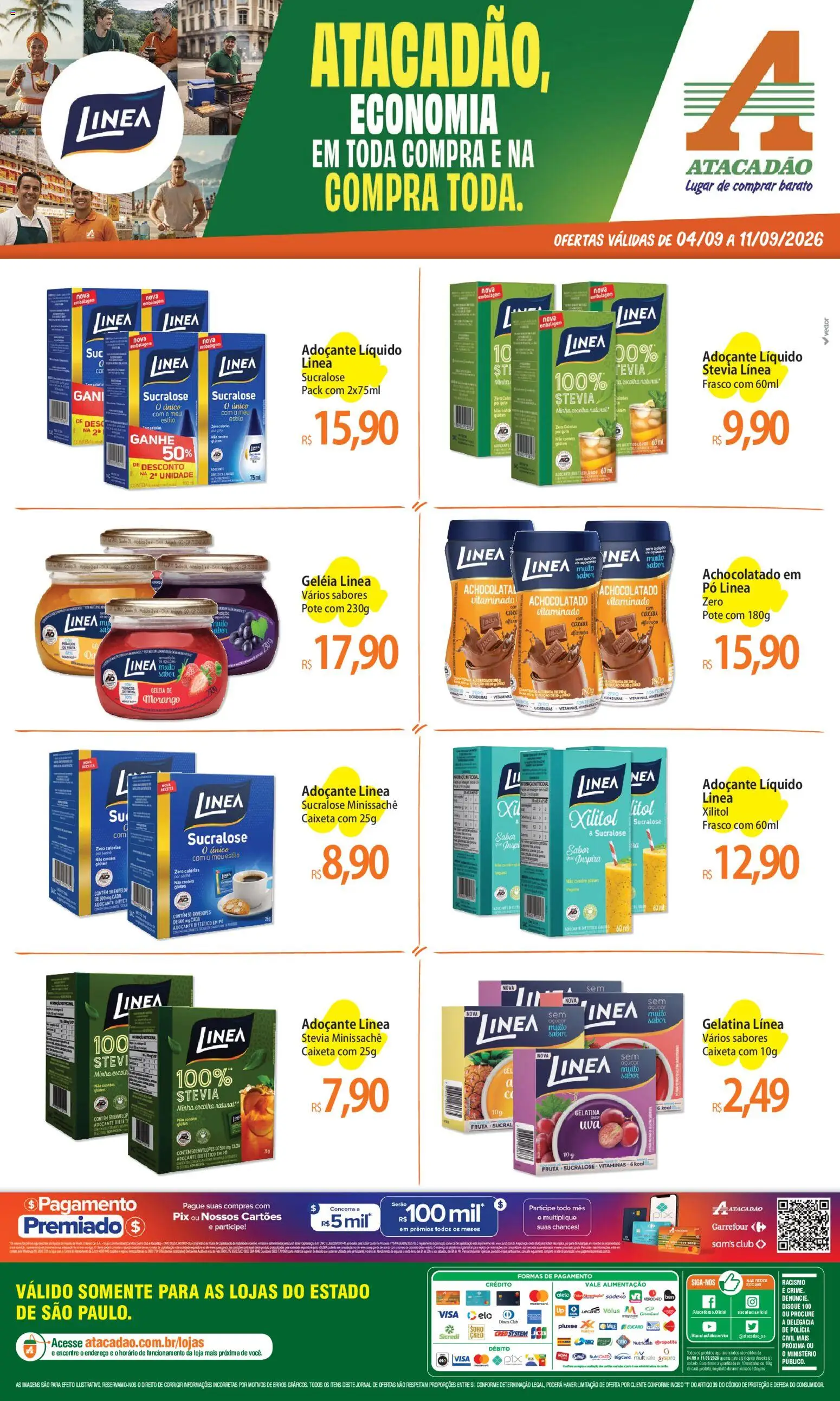 Pré-Visualização do folheto "Atacadão ofertas - SP" da loja Atacadão válido a partir de 04/09/2026