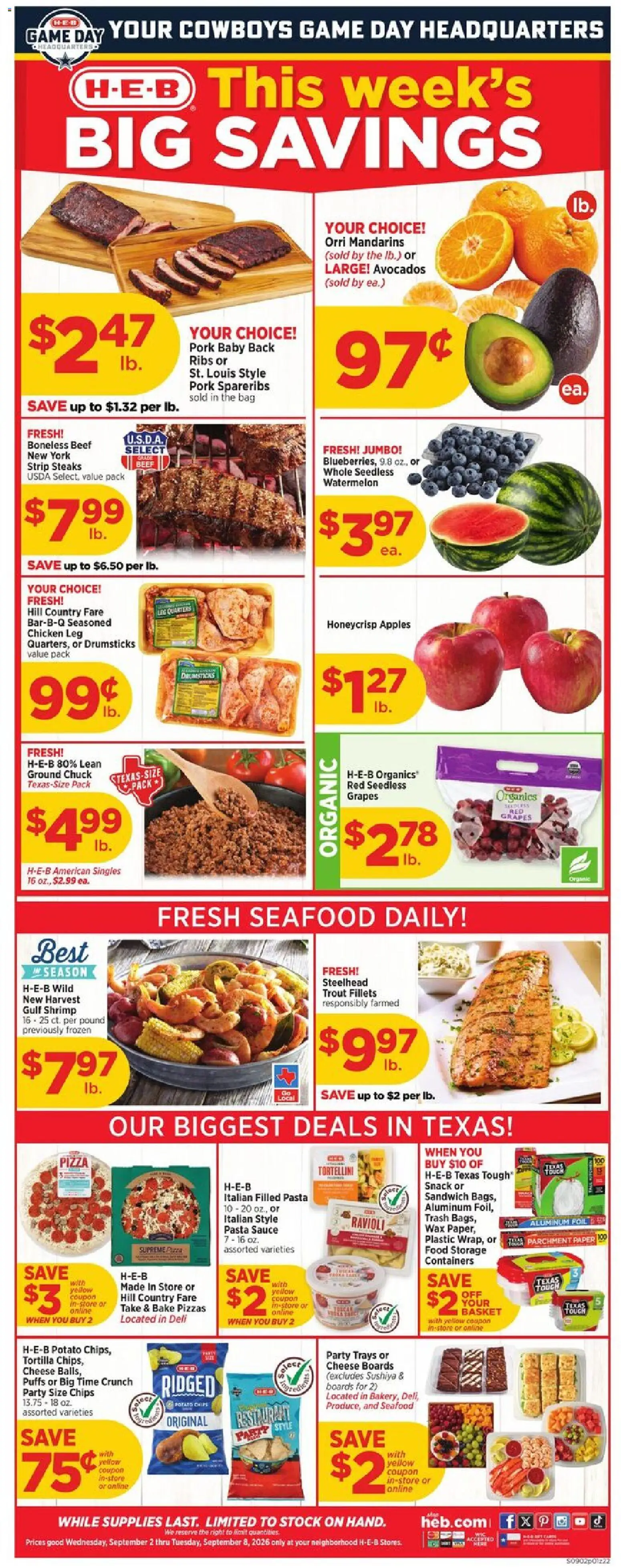 Ad Preview of H-E-B H-E-B Weekly Ad from 09/02/2026