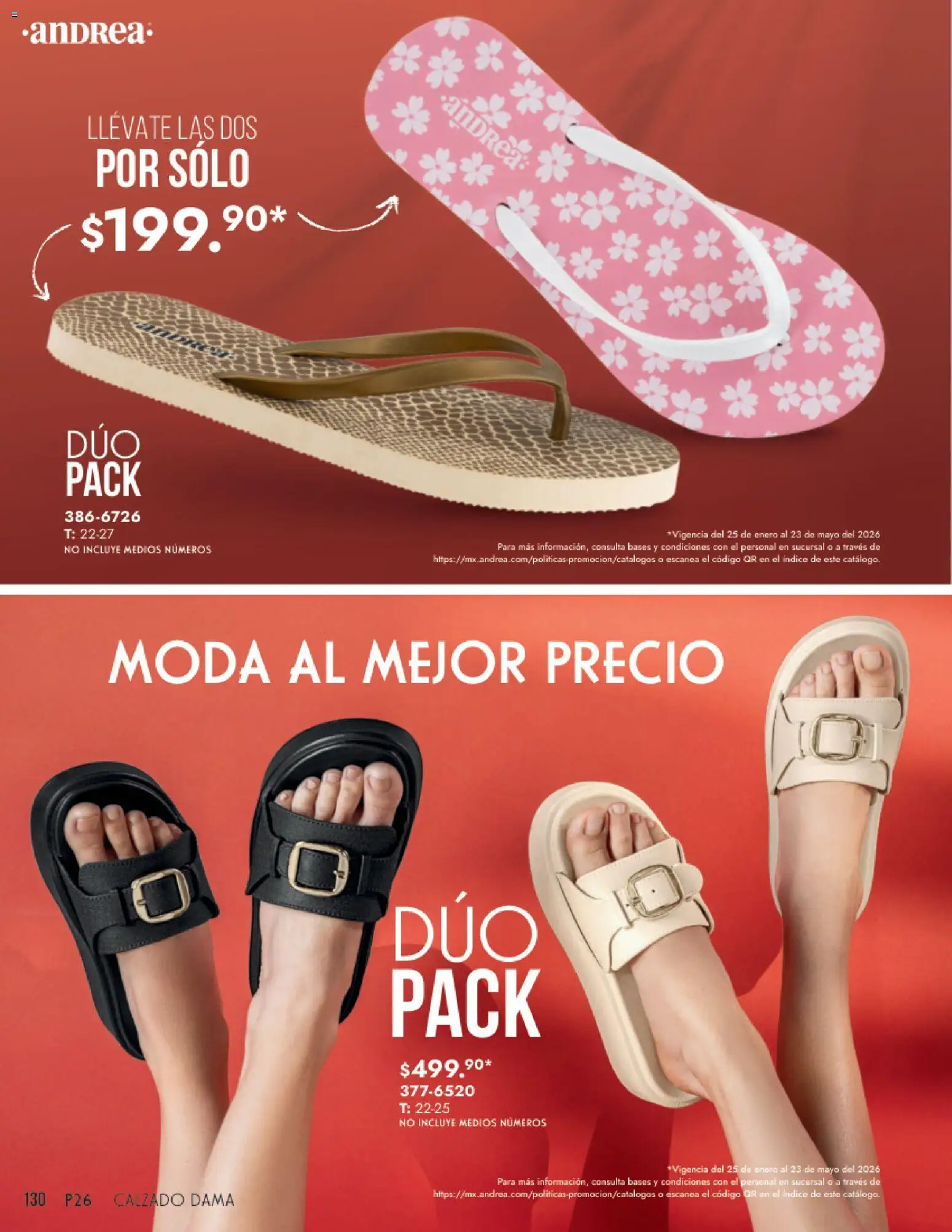 Vista previa las ofertas de la tienda Andrea - Catálogo Calzado Dama desde el 25/01/2026 