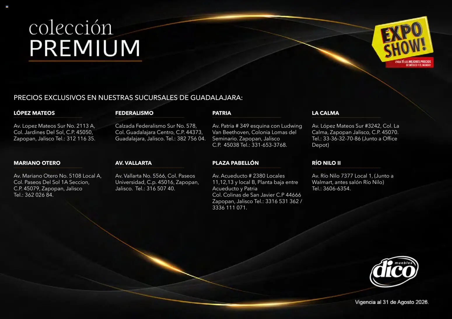 Vista previa las ofertas de la tienda Muebles Dico - Muebles Dico catálogo Colección Premium desde el 01/08/2026 
