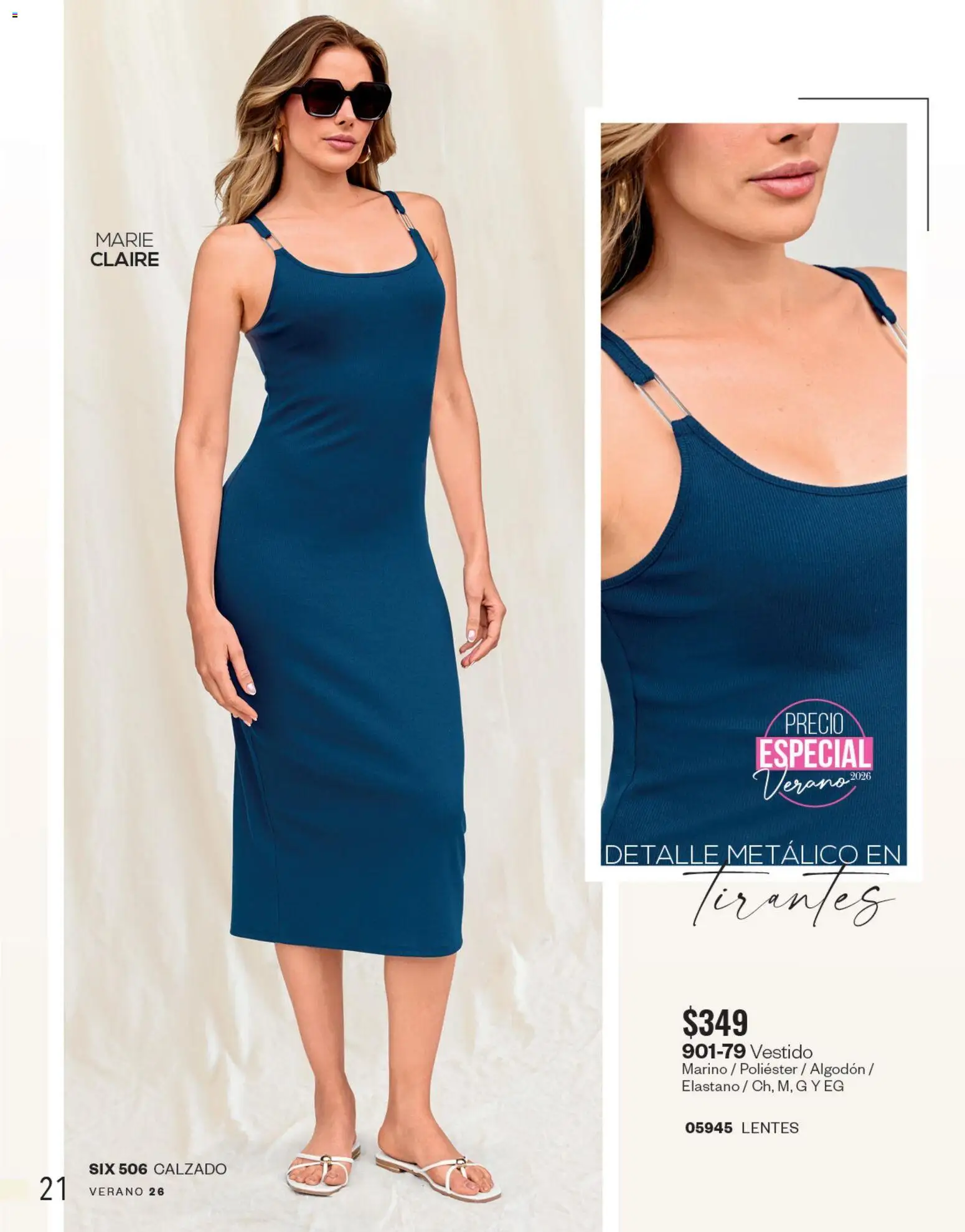 Vista previa las ofertas de la tienda Cklass - Cklass catálogo Novedades de verano calzado desde el 01/05/2026 - Vestido, Lentes, Algodón, Tirantes