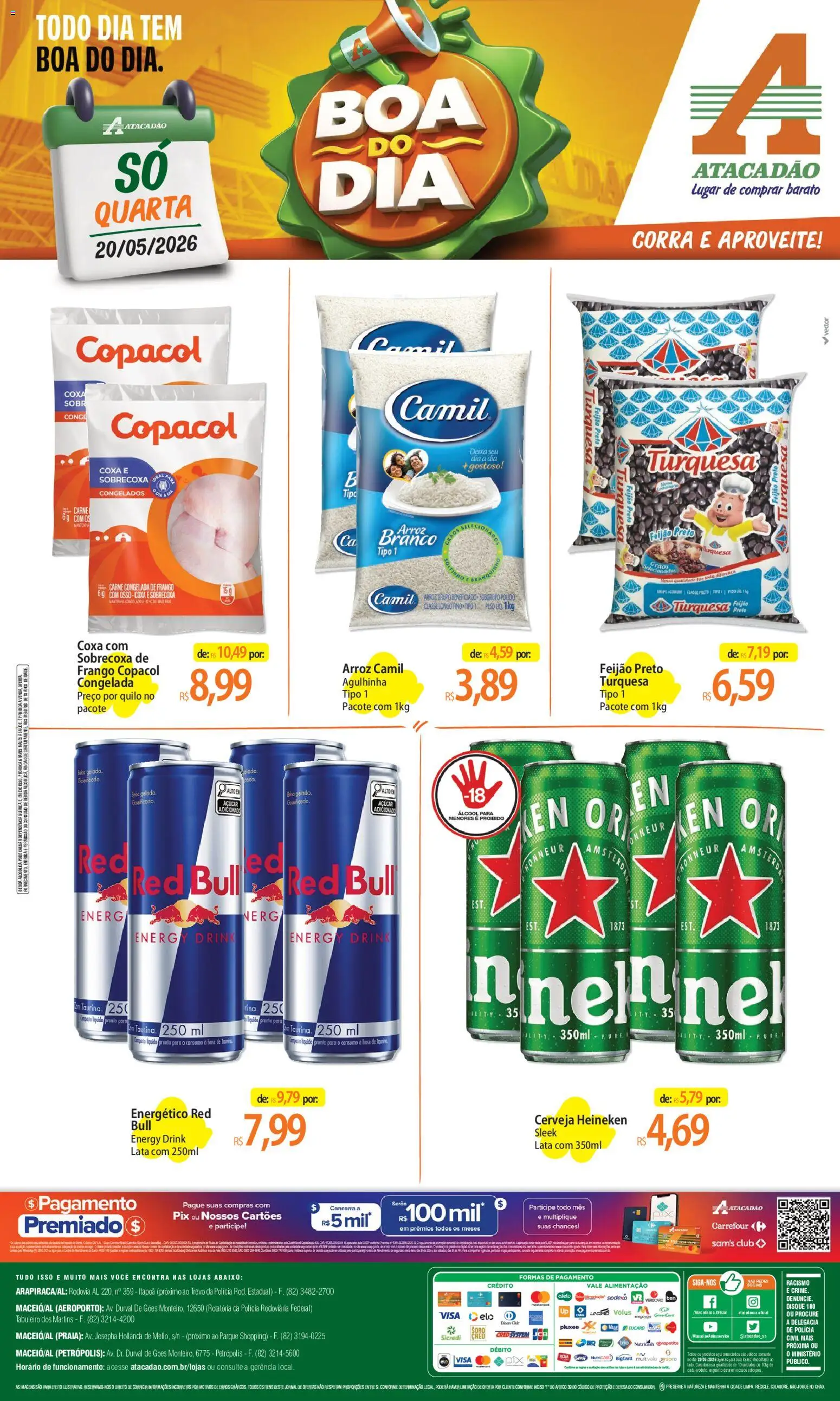 Pré-Visualização do folheto "Atacadão ofertas - AL" da loja Atacadão válido a partir de 20/05/2026