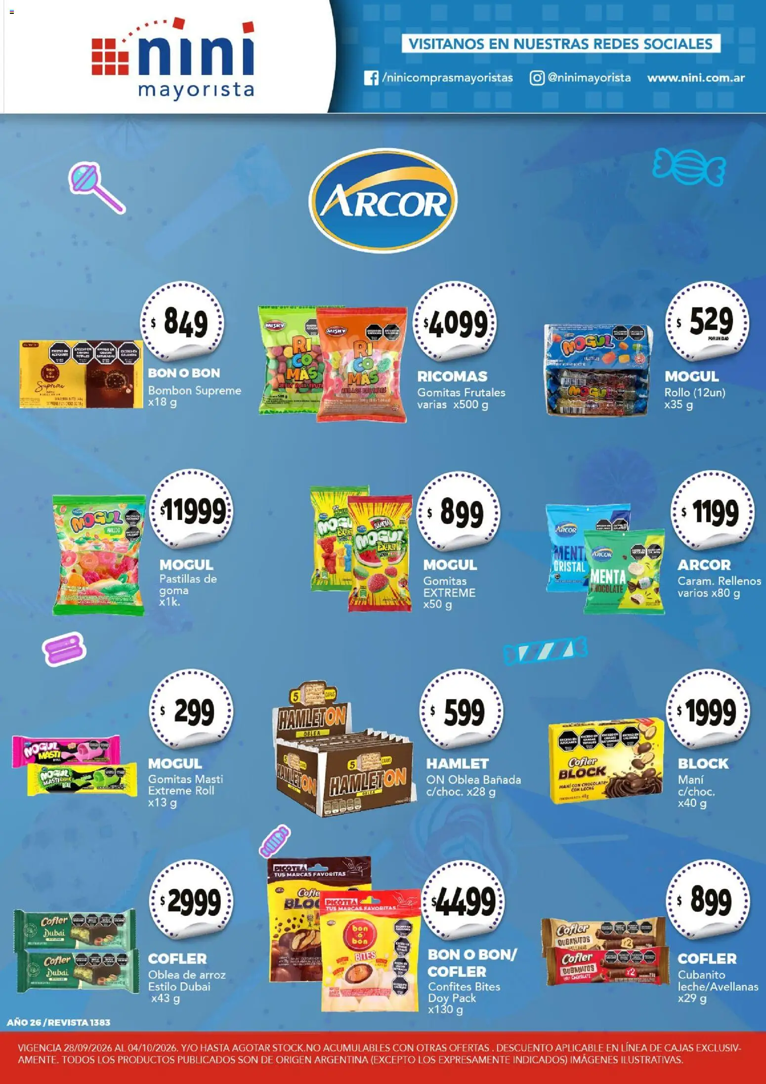 Vista previa del folleto de la tienda NINI Mayorista válido desde el 26/10/2026 