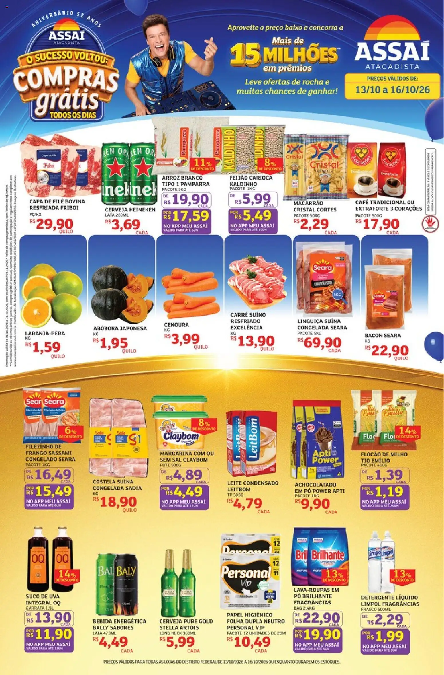 Pré-Visualização do folheto "Assaí Atacadista ofertas - DF" da loja Assaí Atacadista válido a partir de 13/10/2026