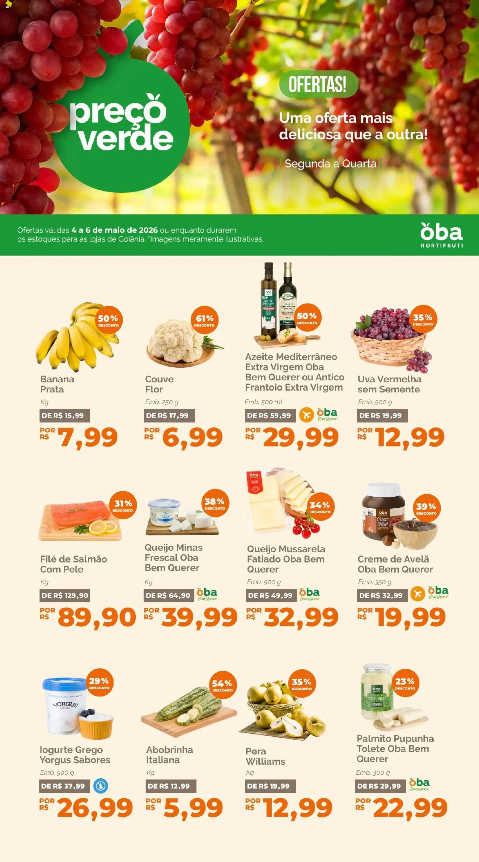 Pré-Visualização do folheto "Oba Hortifruti - Ofertas da semana" da loja Oba Hortifruti válido a partir de 04/05/2026