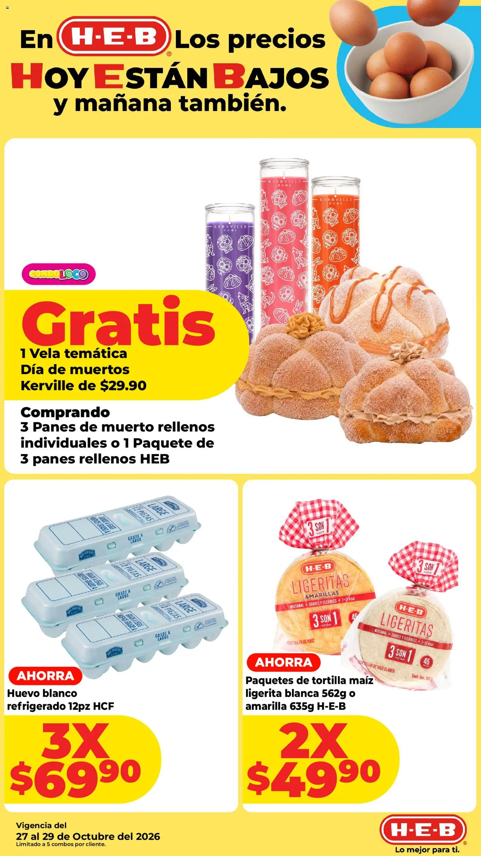 Vista previa las ofertas de la tienda H-E-B - H-E-B folleto desde el 27/10/2026 