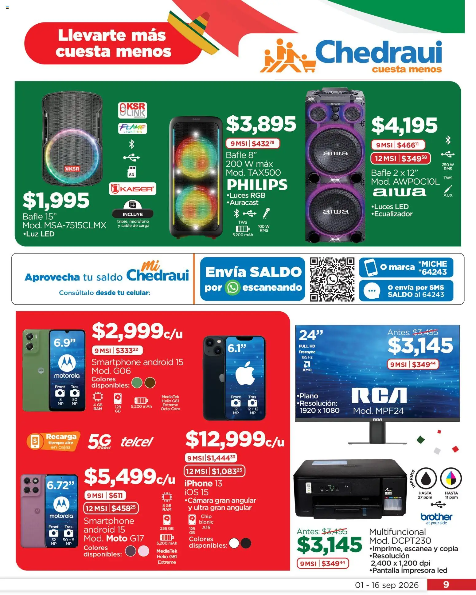 Vista previa las ofertas de la tienda Chedraui - Chedraui folleto desde el 01/09/2026 