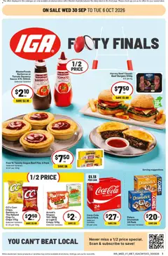 Preview of catalogue IGA catalogue Bentley from shop IGA valid 30/09/2026