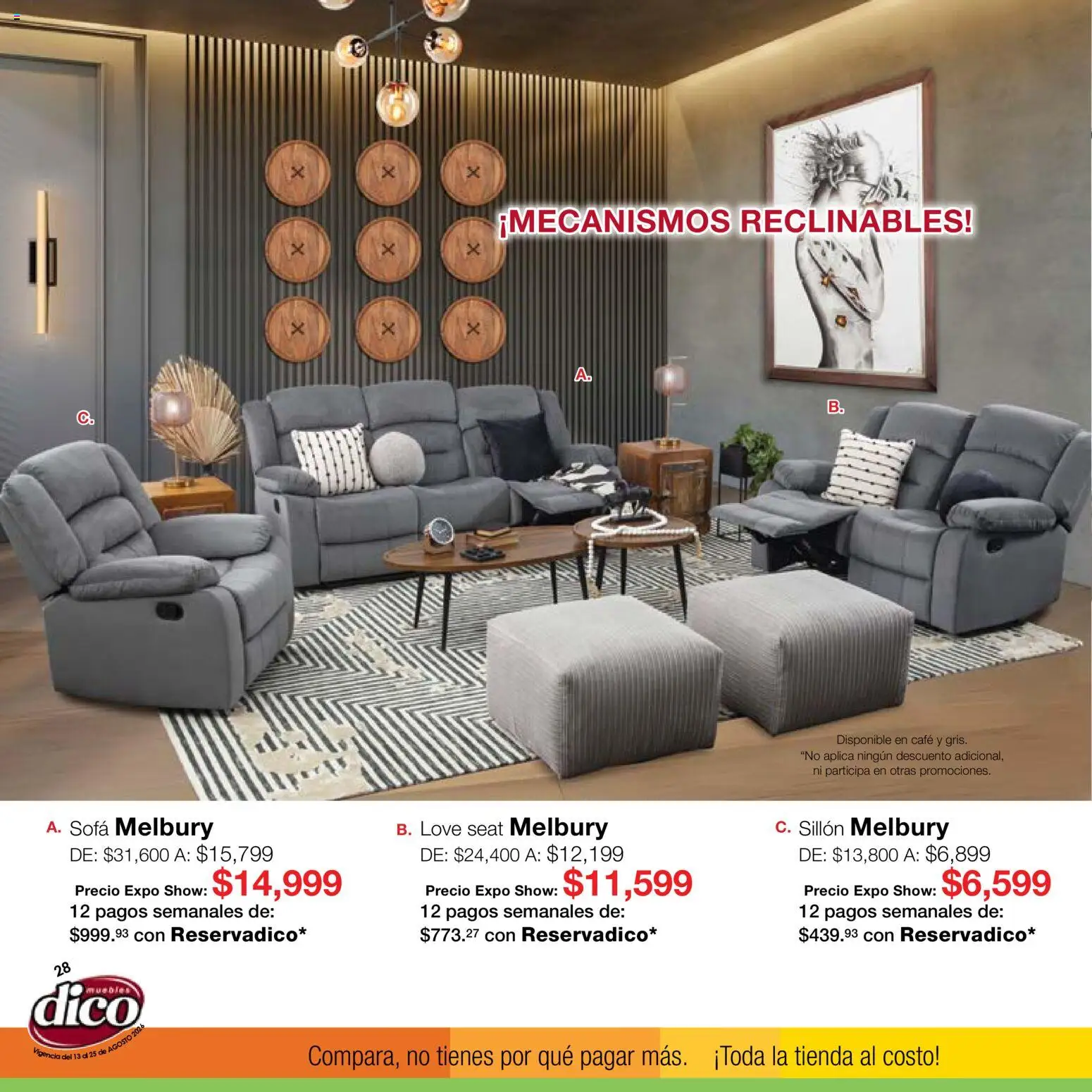 Vista previa las ofertas de la tienda Muebles Dico - Muebles Dico catálogo Expo Show desde el 13/08/2026 