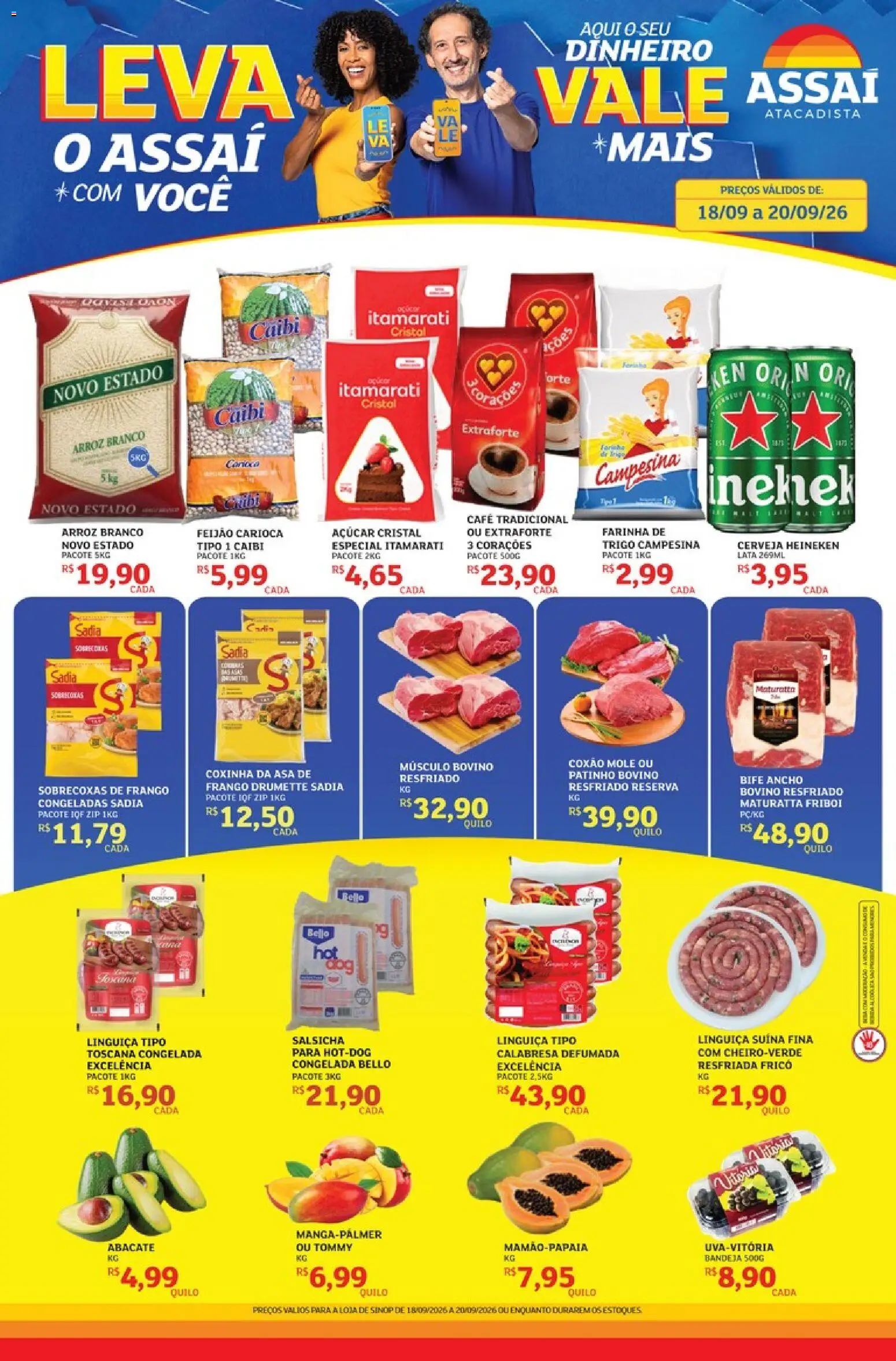 Pré-Visualização do folheto "Assaí Atacadista ofertas - MT" da loja Assaí Atacadista válido a partir de 18/09/2026