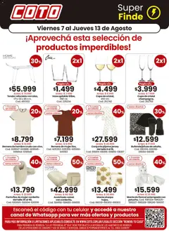 Vista previa del folleto de la tienda Coto válido desde el 07/08/2026 