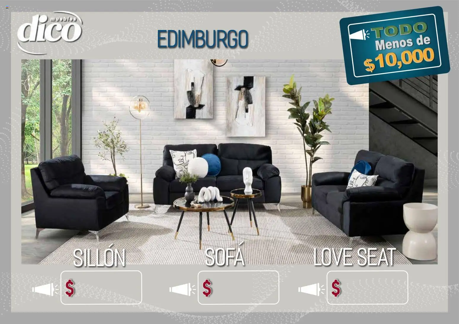 Vista previa las ofertas de la tienda Muebles Dico - Muebles Dico catálogo Todo menos de 10000 Pacifico desde el 09/04/2026 - Sillón, Sofá