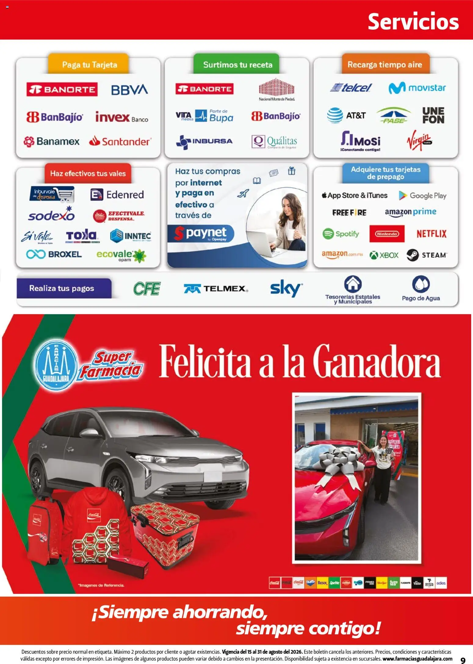 Vista previa las ofertas de la tienda Farmacia Guadalajara - Farmacia Guadalajara catálogo desde el 15/08/2026 