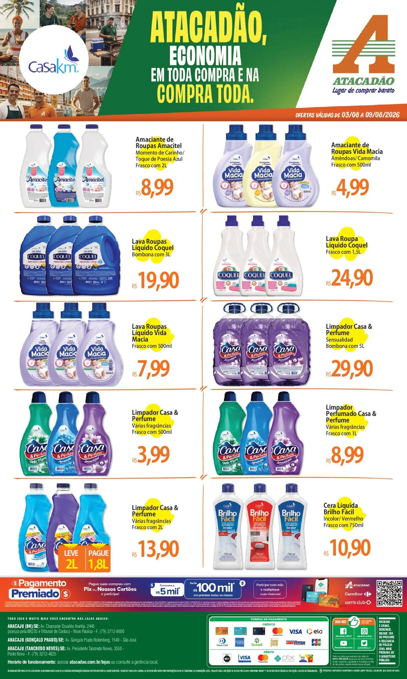 Pré-Visualização do folheto "Atacadão ofertas - SE" da loja Atacadão válido a partir de 03/08/2026