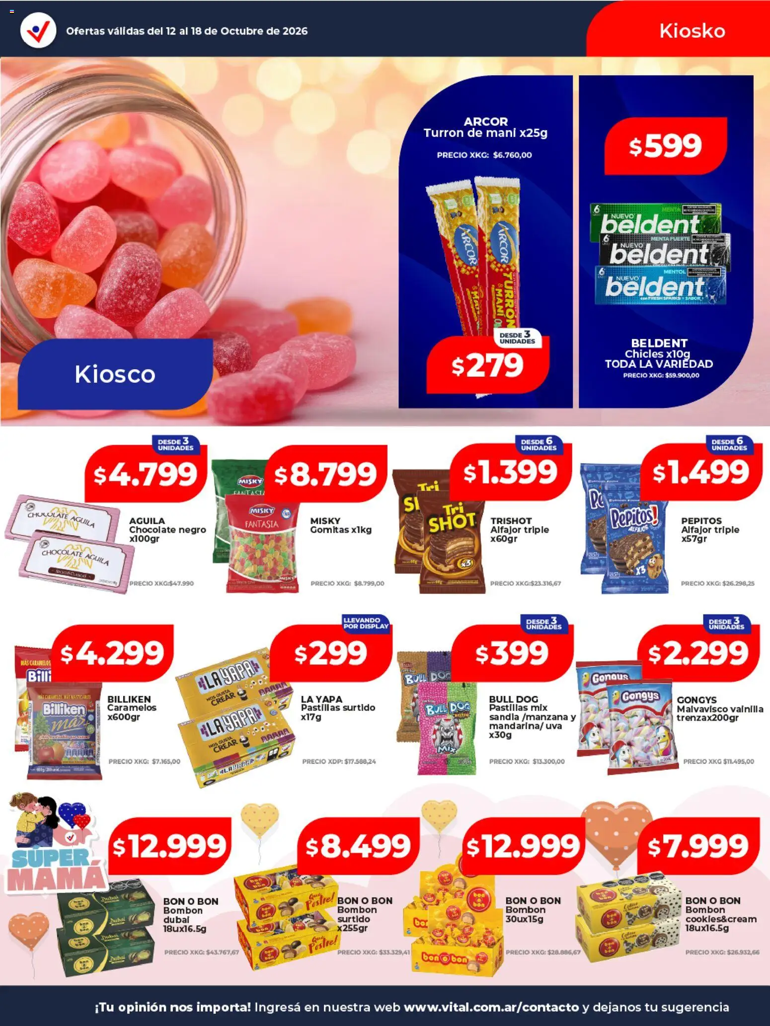 Vista previa del folleto de la tienda Vital válido desde el 12/10/2026 