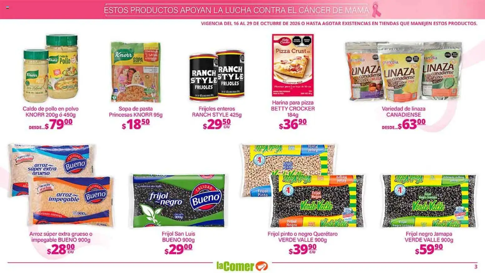 Vista previa las ofertas de la tienda La Comer - La Comer folleto es la tienda rosa desde el 16/10/2026 