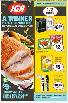 Preview of catalogue IGA catalogue NT/WA from shop IGA valid 29/04/2026