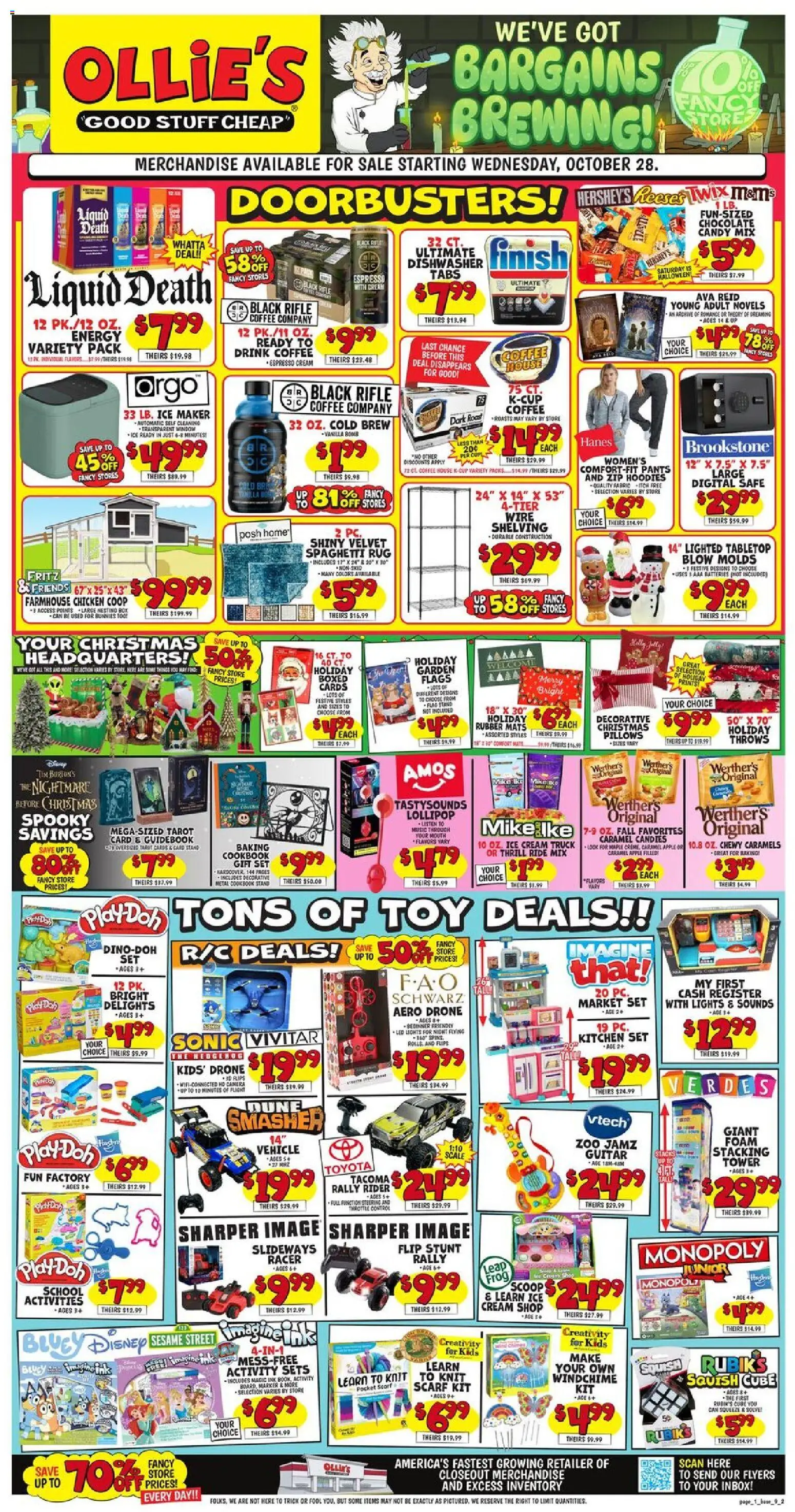 Ad Preview of Ollie's Ollie's Weekly Ad from 10/28/2026