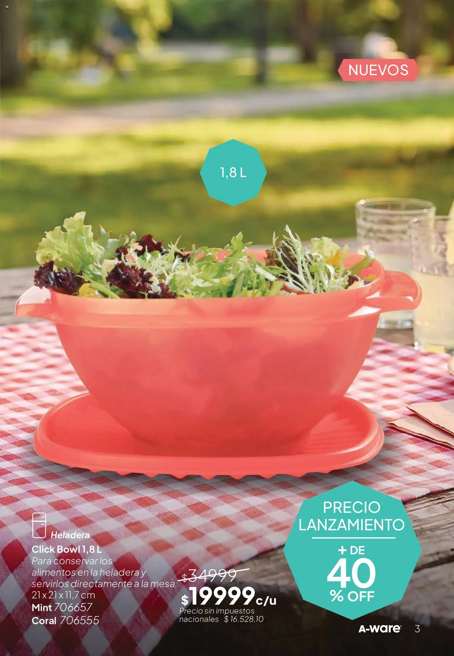 Vista previa del folleto de la tienda Tupperware válido desde el 18/09/2026 