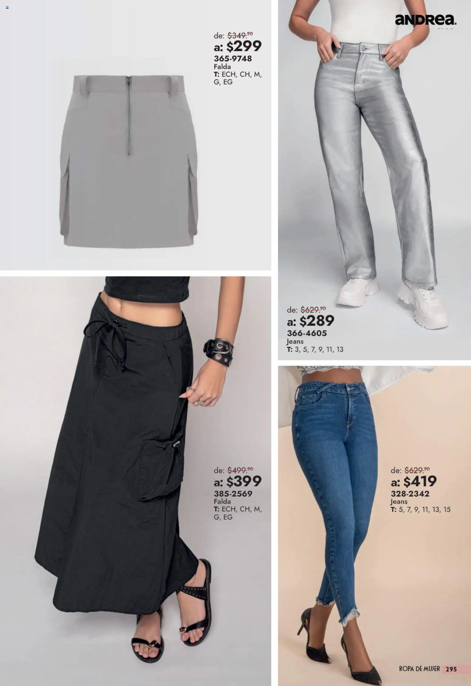 Vista previa las ofertas de la tienda Andrea - Andrea catálogo Outlet desde el 13/09/2026 