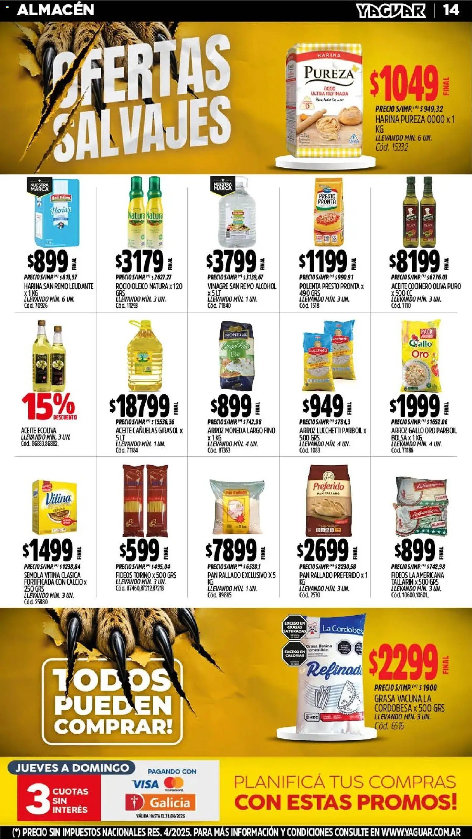 Vista previa del folleto de la tienda Yaguar válido desde el 03/08/2026 