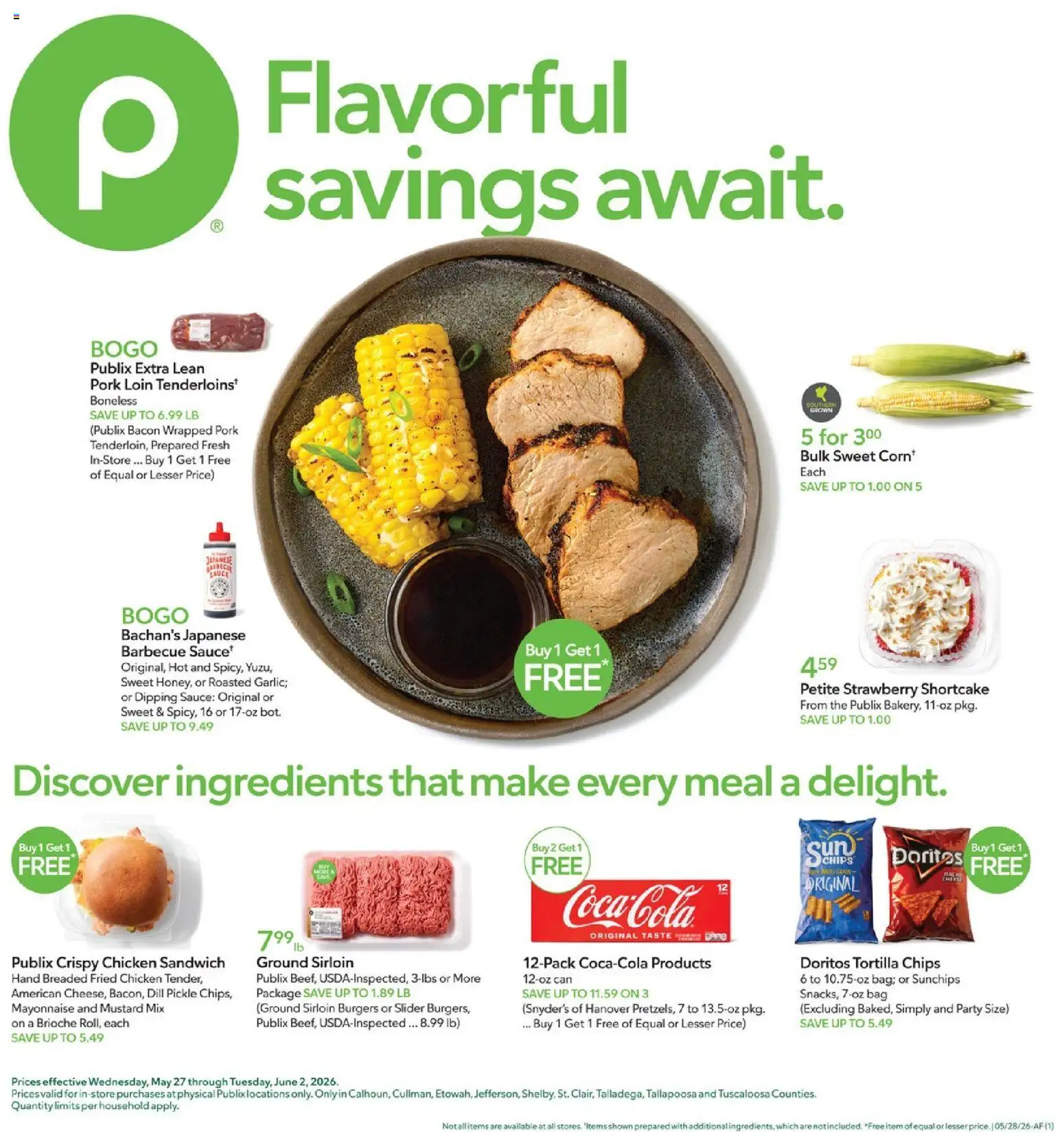 Ad Preview of Publix Publix Weekly Ad from 05/27/2026
