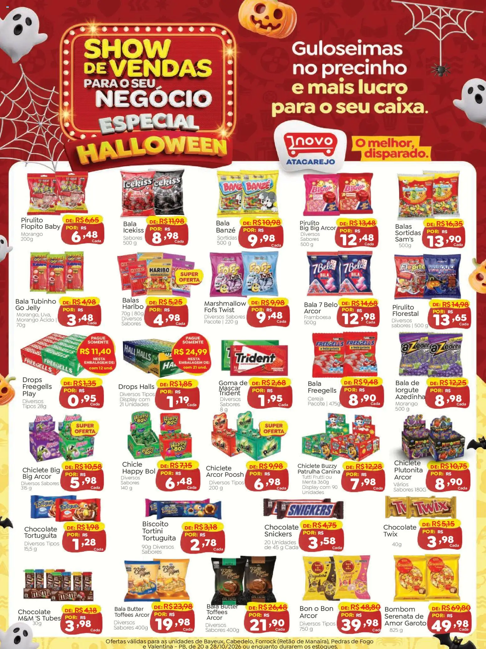 Pré-Visualização do folheto "Novo Atacarejo ofertas Show de Vendas" da loja Novo Atacarejo válido a partir de 20/10/2026