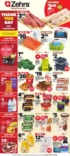 Preview of leaflet Zehrs weekly flyer / circulaire from shop Zehrs is valid from Jul 16, 2026