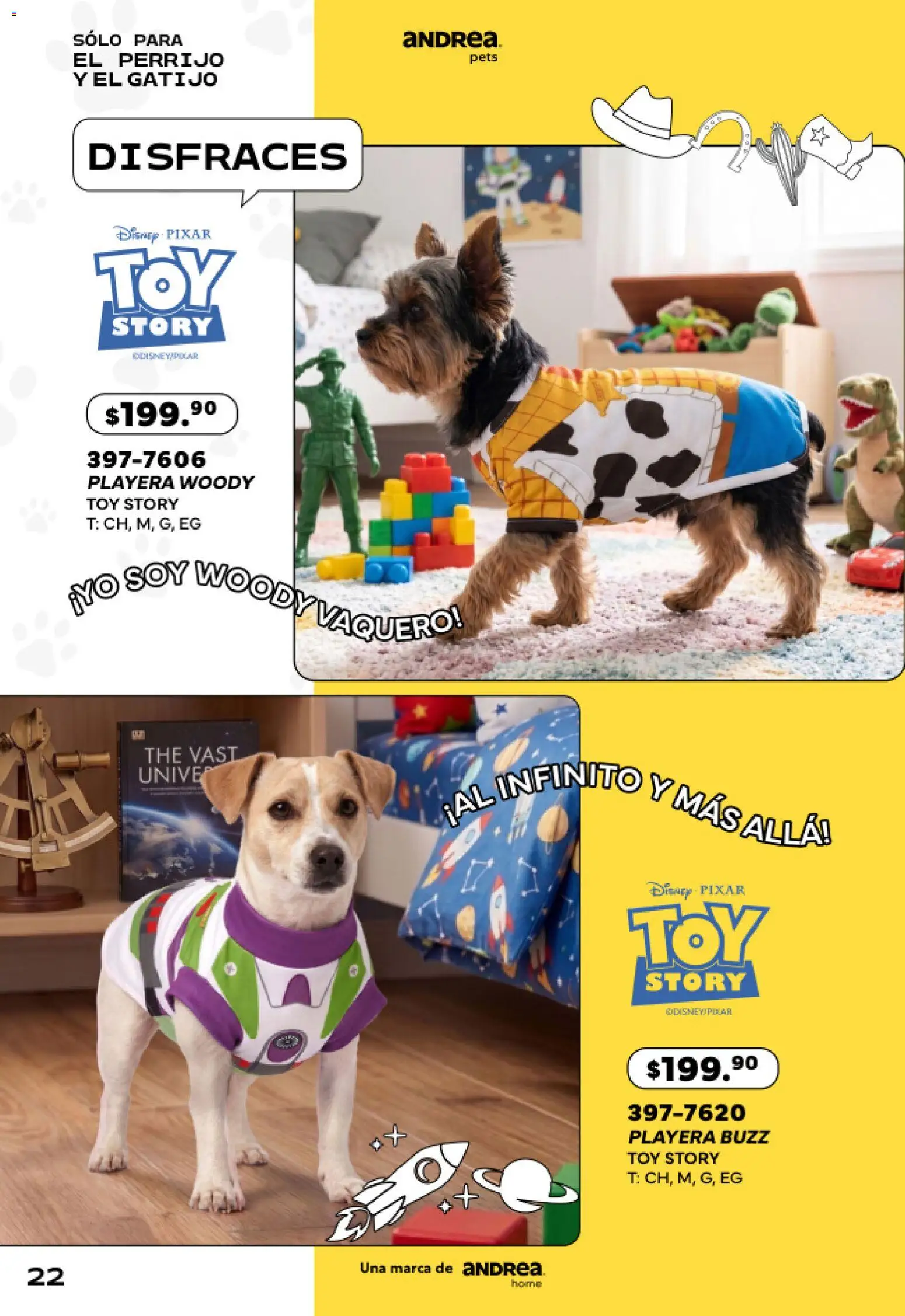 Vista previa las ofertas de la tienda Andrea - Andrea catálogo Pets desde el 24/05/2026 - Playera